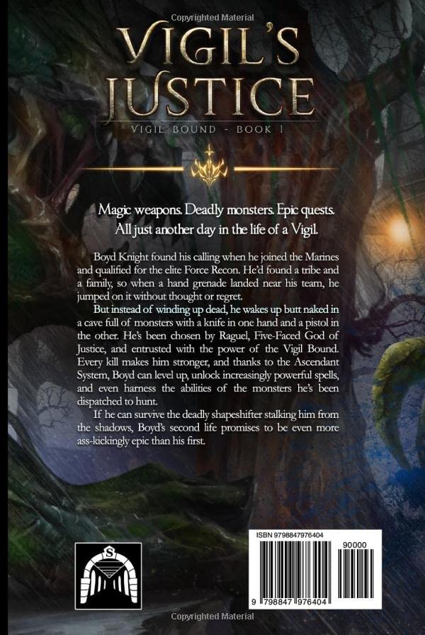 Vigil's Justice: A LitRPG Adventure back cover