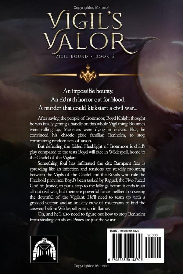 Vigil's Valor: A LitRPG Adventure back cover