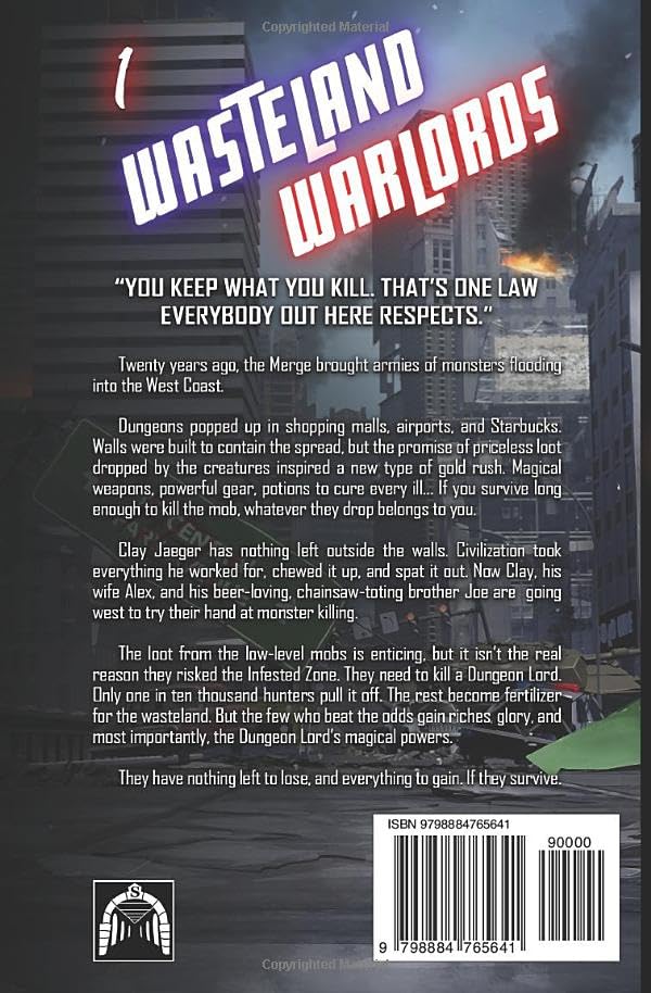 Wasteland Warlords 1: A Post-Apocalyptic LitRPG Adventure back cover