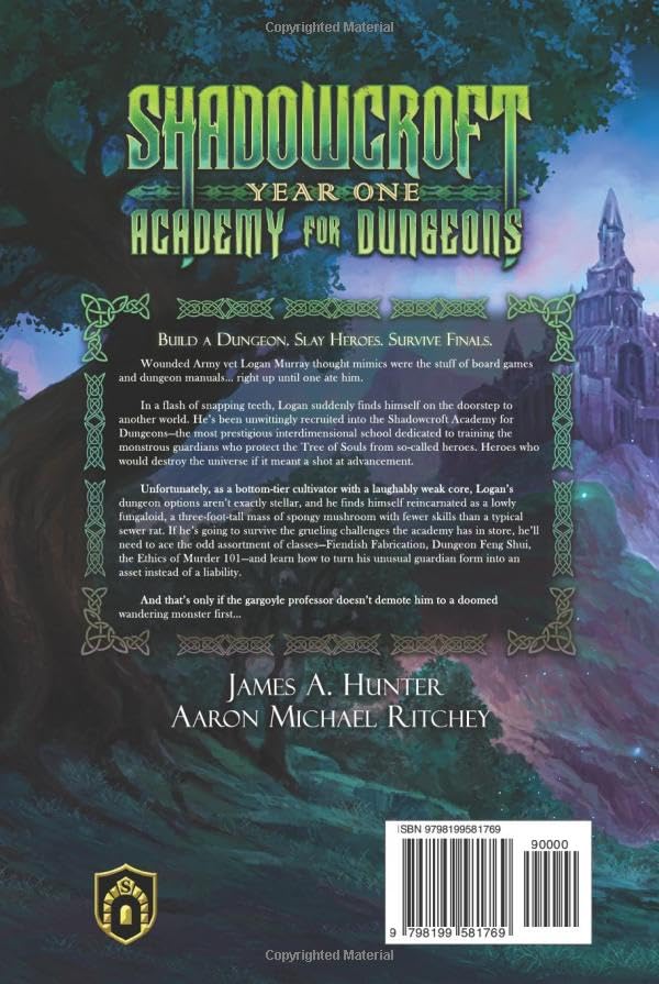 Shadowcroft Academy For Dungeons: Year One back cover