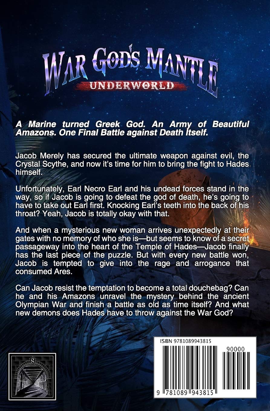 War God's Mantle: Underworld back cover