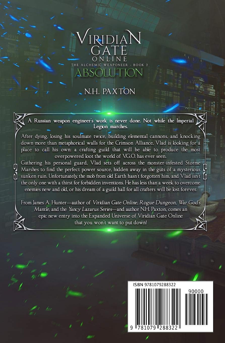Viridian Gate Online: Absolution: A LitRPG Adventure back cover