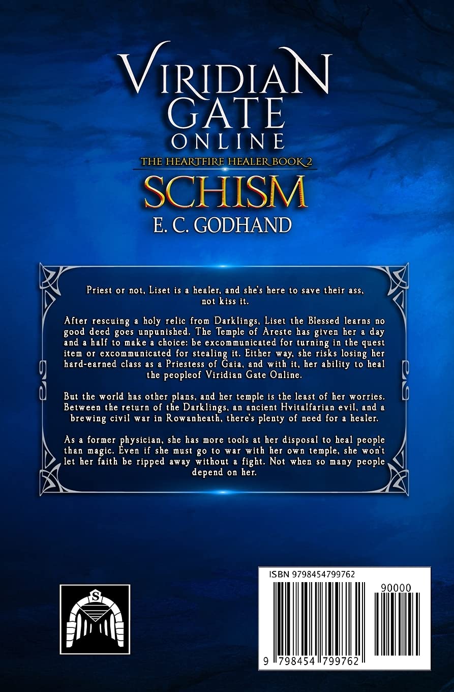 Viridian Gate Online: Schism: A LitRPG Adventure back cover