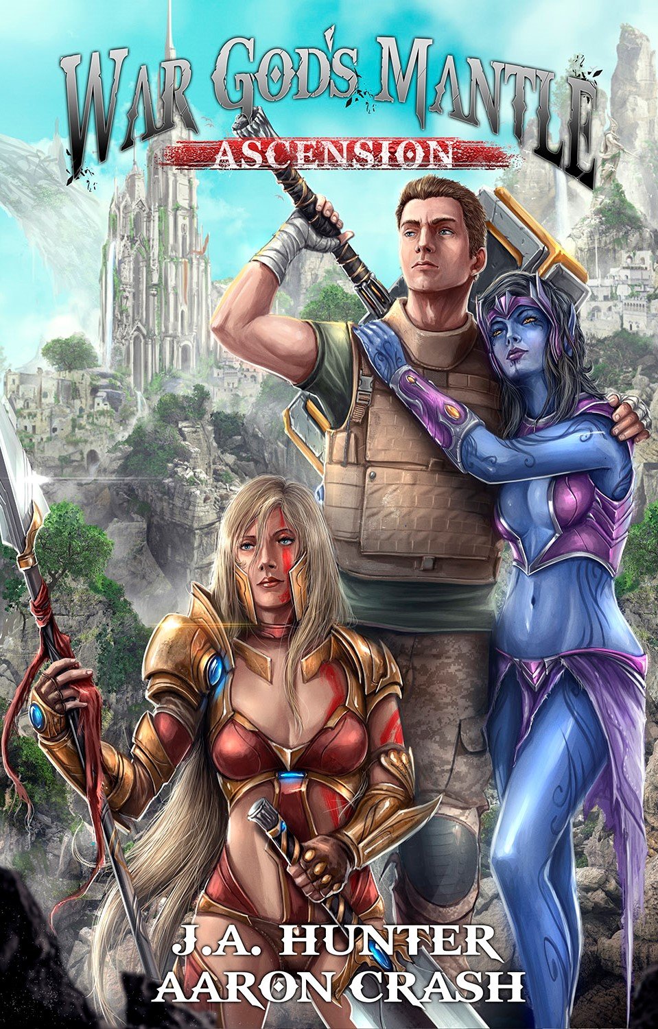 War God's Mantle: Ascension: A LitRPG Adventure front cover
