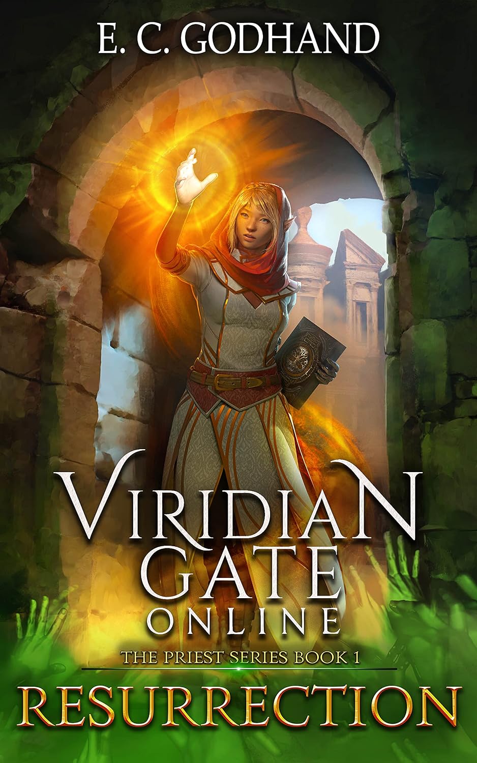 Viridian Gate Online: Resurrection: A LitRPG Adventure front cover